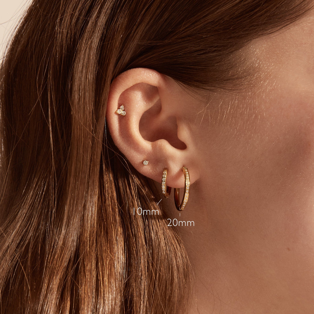 Boucles d'oreilles dormeuses chic Stacks